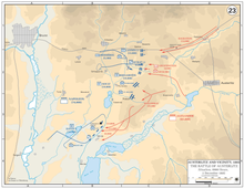 The situation at 9 o'clock on 2 December 1805