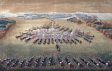 The naval battle at Hangö on 27 August 1714
