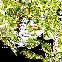 Limits of the maximum glaciation of Orjen during the Riss-Cold period