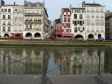 Petit Bayonne, uitzicht over de Nive  
