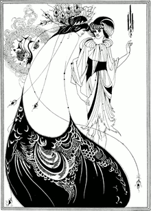 Kresba Aubreyho Beardsleyho ke hře Oscara Wildea Salome