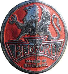 Senojo "Bedford" greitosios pagalbos automobilio herbas