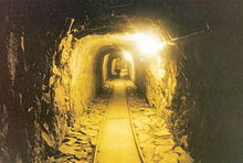 Historic roof slate mine Grube Hoffnung in Hunsrück