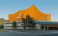 Toegang tot de concertzaal.  