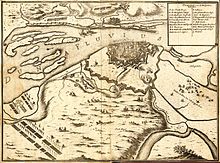 Blockade of the city of Riga by Polish and Saxon troops in 1700