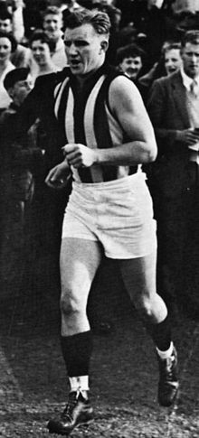 Bob Rose, Collingwoodin pelaaja 1950-luvulla  