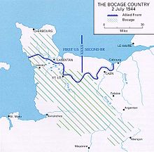 Bocage v Normandii.