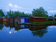 Boathouses at the Oberbach