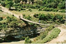 Bridge over the Vjosa south of Përmet