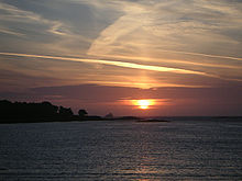 Sunset at Pleumeur-Bodou