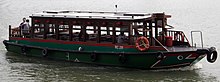 Bumboat sul fiume Singapore