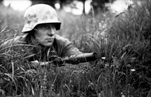 Wehrmachtssoldat an der Westfront