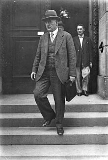 Otto Braun, the Social Democratic Prime Minister of the Free State of Prussia from 1921 to 1932