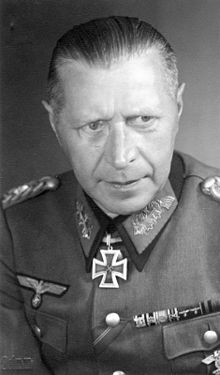 Helmuth Weidling, commander of the defense of Berlin (photo: January 15, 1943)