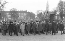 Liebknecht-Luxemburg-Demonstration, Berlin 1978, with representatives of the party and state leadership of the GDR