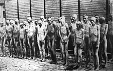 Mauthauzeno koncentracijos stovykloje badaujantys sovietų karo belaisviai