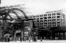 Destroyed Alexanderplatz station, May 1945