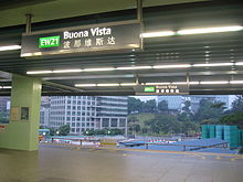 East West Line -linjan laiturit asemalla.  