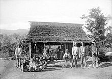 Traditionelt Buru-hus fra begyndelsen af 1900-tallet  