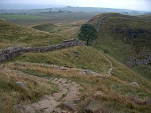 Section 38: Sycamore Gap valley cut west of mile fort 38