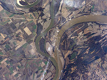 Mouth of the Ohio into the Mississippi