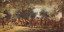 Festín caníbal en la isla de Tanna, Nuevas Hébridas