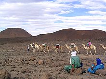 The Ahaggar Mountains in Southern Algeria