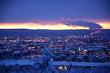 The city centre of Rovaniemi