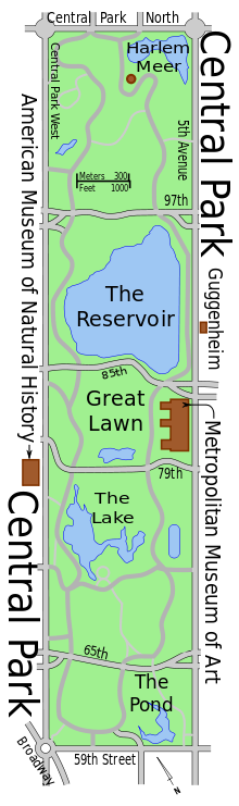 Map of Central Park