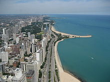 View from the John Hancock Center to the north