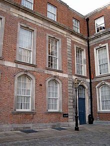 Kancelář hlavního tajemníka na dublinském hradě.  
