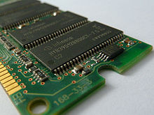 Working memory in the form of an IC on an SDRAM module