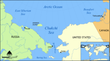 Placering af Wrangel Island