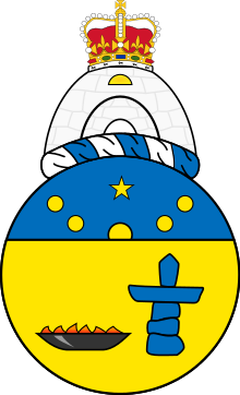 Das Wappen von Nunavut