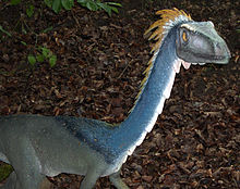 Model Coelophysis s peřím