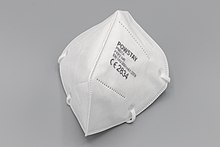 FFP-2 respirator without exhalation valve