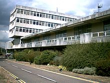 Leicestershire County Hall in Glenfield, 1967 erbaut