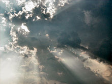 Rays of clouds