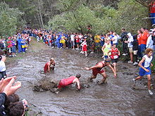 Corrida de meninos do ensino médio, Minnesota.
