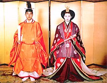 Foto del matrimonio de los príncipes herederos de Japón en 1959