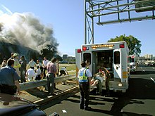 Rescue work at the Pentagon
