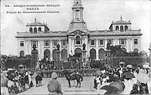 Palais du Gouvernement Général in Dakar, French West Africa