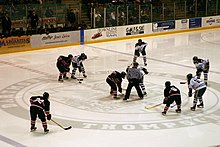 Università di Princeton che gioca a hockey contro il Dartmouth College