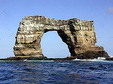 Arco de Darwin na ilha de Darwin, nas Galápagos.
