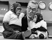 Garroway con J Fred Muggs  