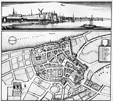 Bonn 1646 - copper engraving by Matthäus Merian the Elder.