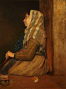 Edgar Degas - Roman Beggar Woman