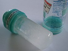 Alum deodorant crystal