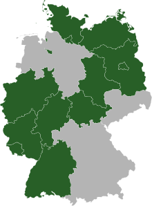 Federal states with freedom of information legislation (as of 2018)