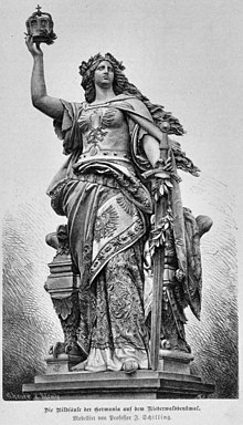 Германците построяват тази статуя през 1883 г., за да предупредят французите